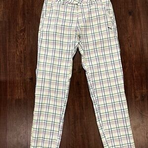 Puma Golf Sport Lifestyle Pants USP Dry Multicolor Plaid Men's 32x32 Preppy